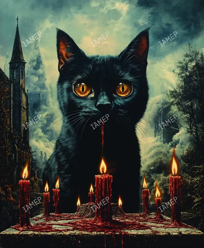 Dark Surreal Gothic Poster Illustrations