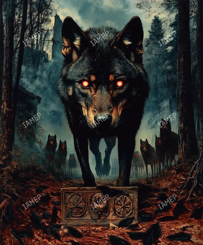 Dark Surreal Gothic Poster Illustrations