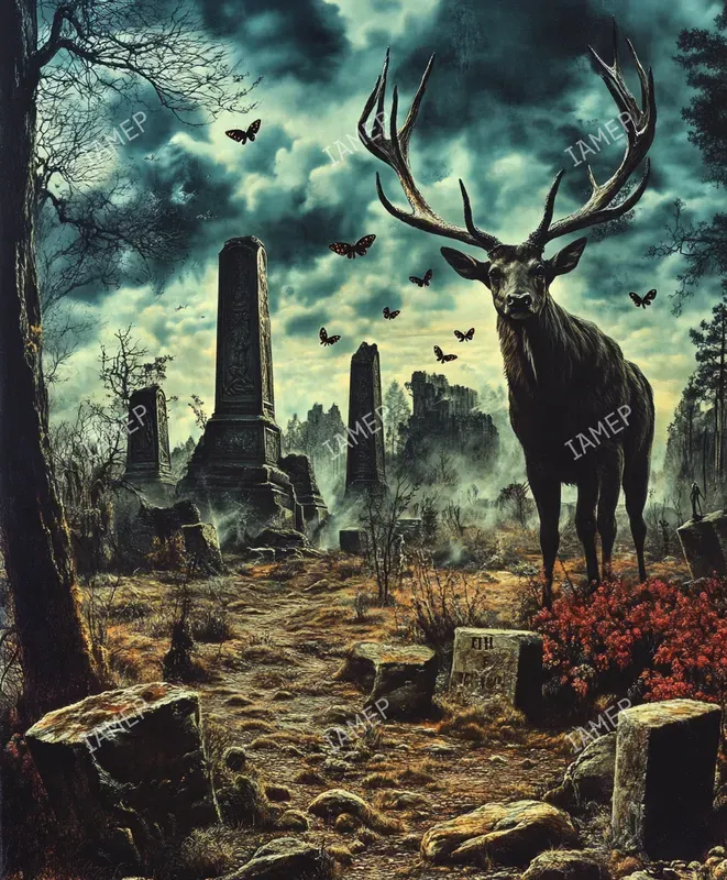 Dark Surreal Gothic Poster Illustrations