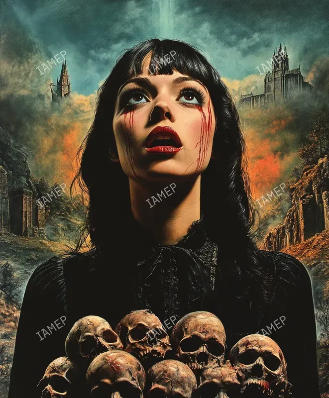 Dark Surreal Gothic Poster Illustrations