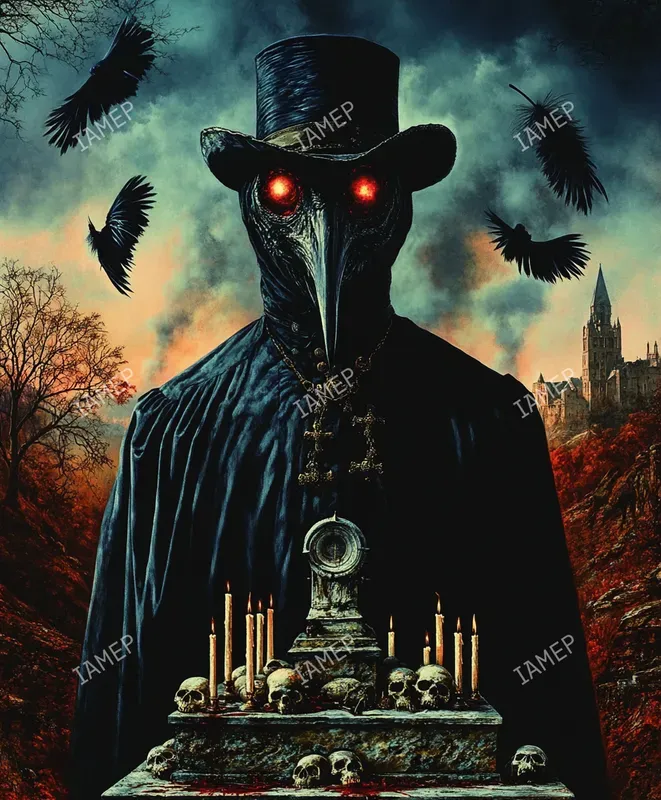 Dark Surreal Gothic Poster Illustrations