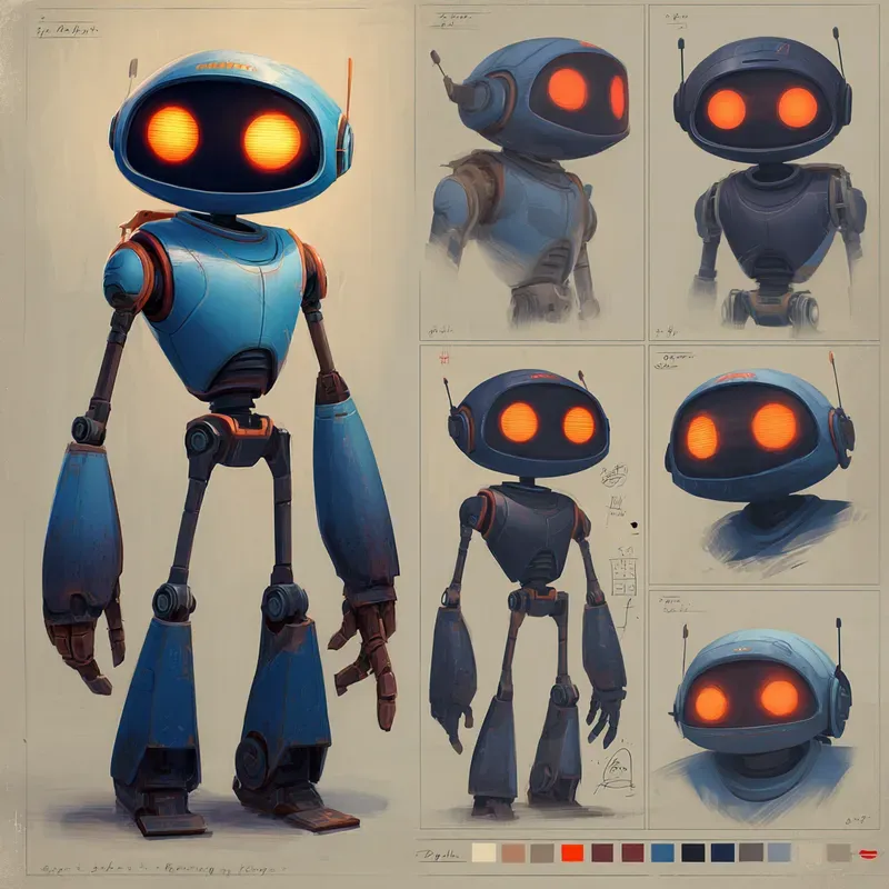 Pixarstyle Character Sheet Generators