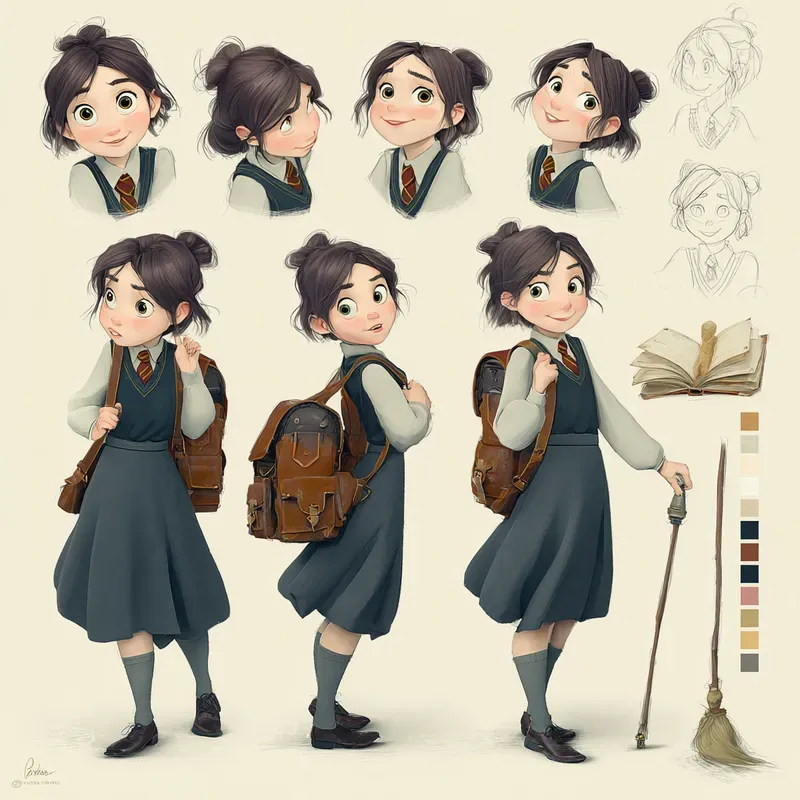 Pixarstyle Character Sheet Generators