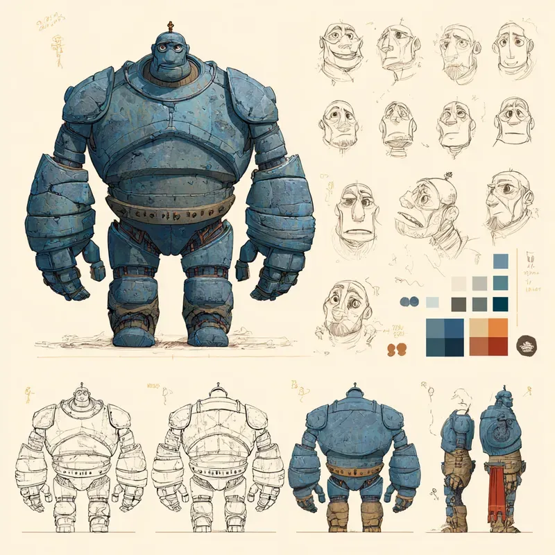 Pixarstyle Character Sheet Generators