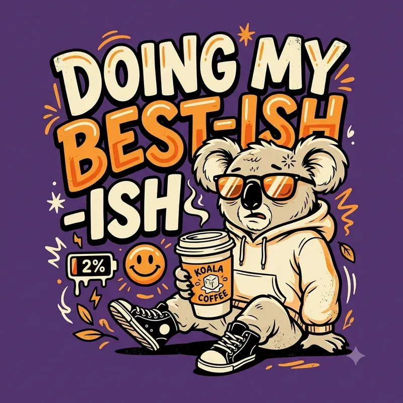 Funny Burnout Coffee Raccoon Designs