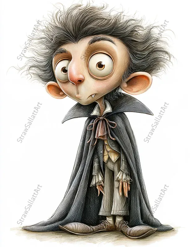 Quirky Whimsical Character Cliparts