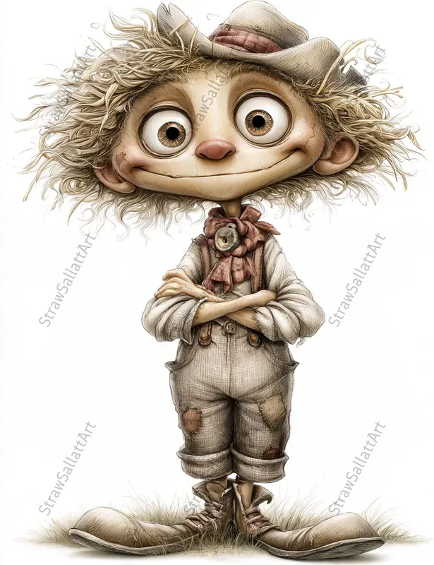 Quirky Whimsical Character Cliparts