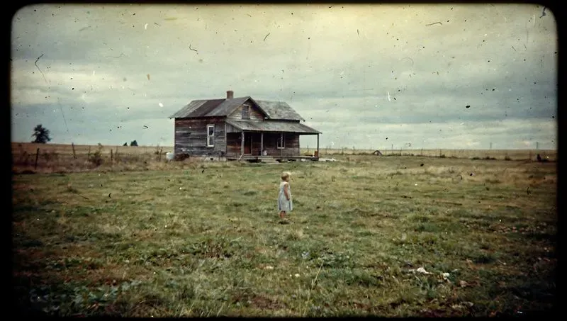 Vintage Analog Cinema Lost Film Frames