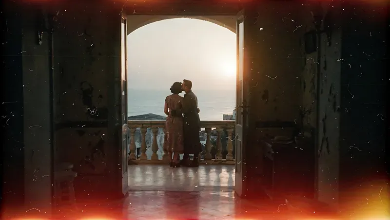 Vintage Analog Cinema Lost Film Frames