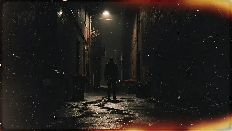 Vintage Analog Cinema Lost Film Frames