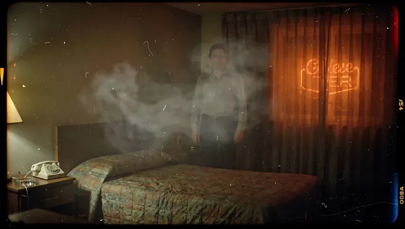 Vintage Analog Cinema Lost Film Frames