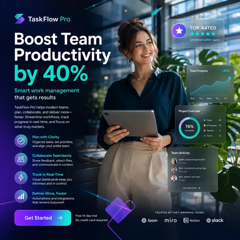 Modern Saas Social Media Marketing Ads