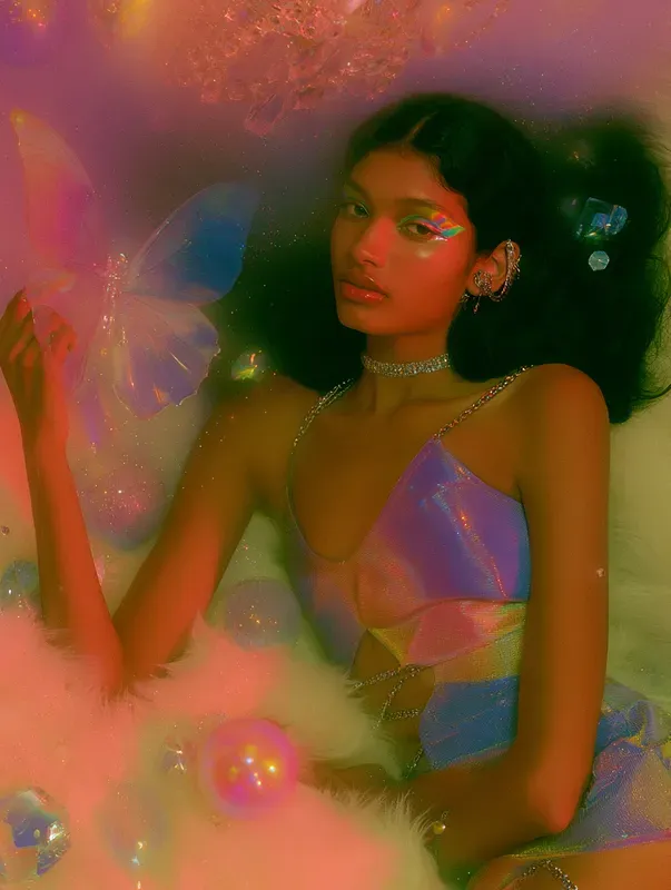 Y2k Hyperpop Dreamcore Beauty Editorials