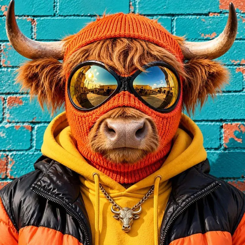 Surreal Knit Mask Animal Portraits