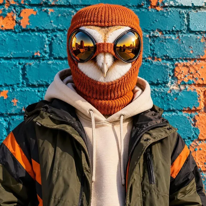 Surreal Knit Mask Animal Portraits
