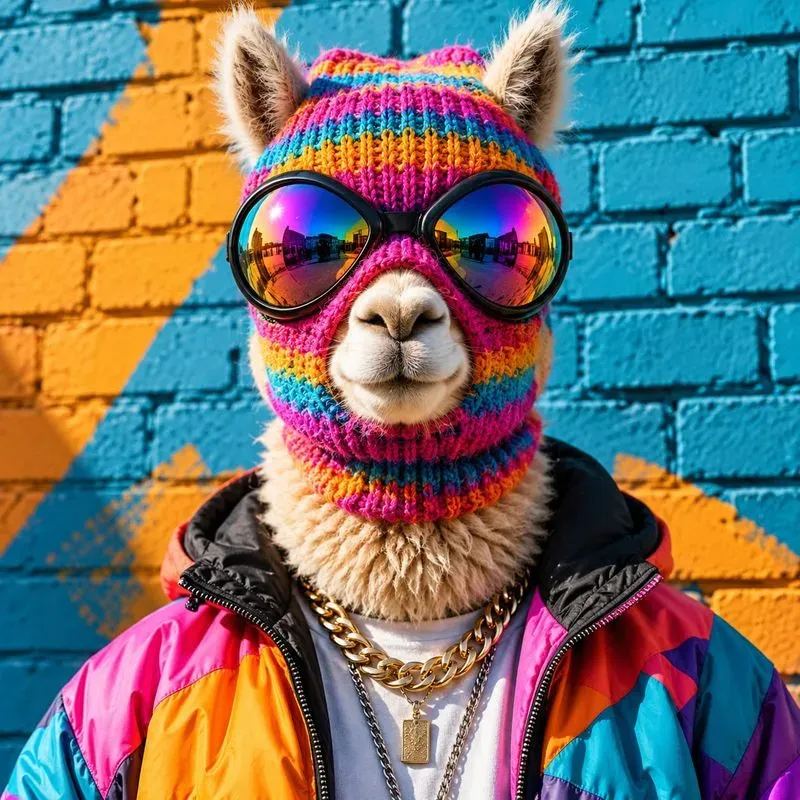 Surreal Knit Mask Animal Portraits