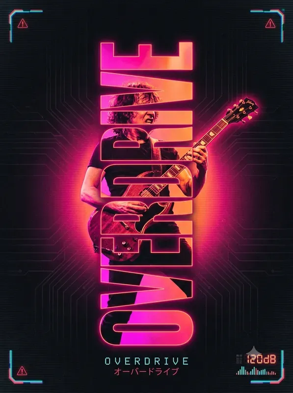 Neon Cutout Typography Poster Generator
