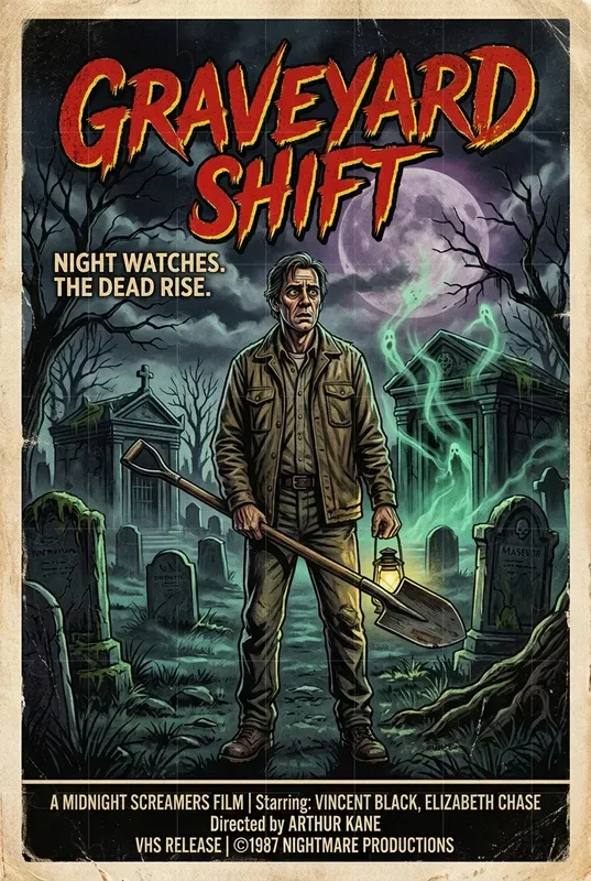 Retro 80s Horror Posters
