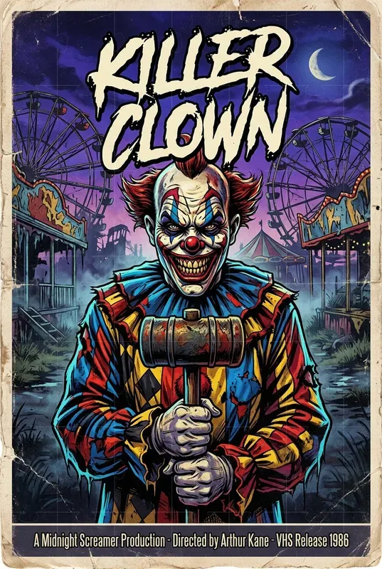 Retro 80s Horror Posters