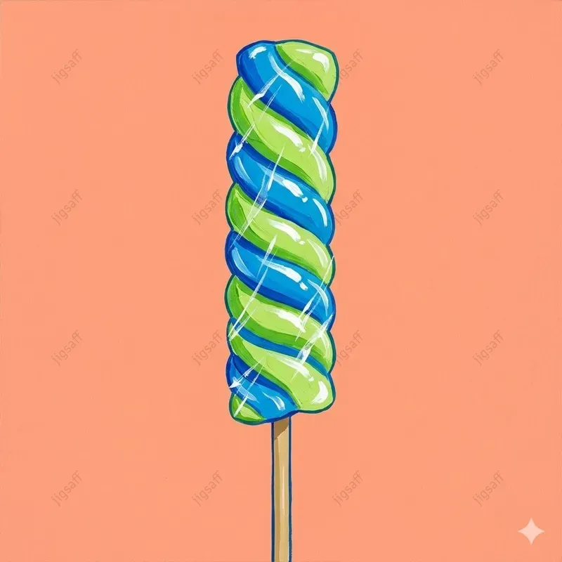 Lollipop Acrylic Pop Art Illustrations