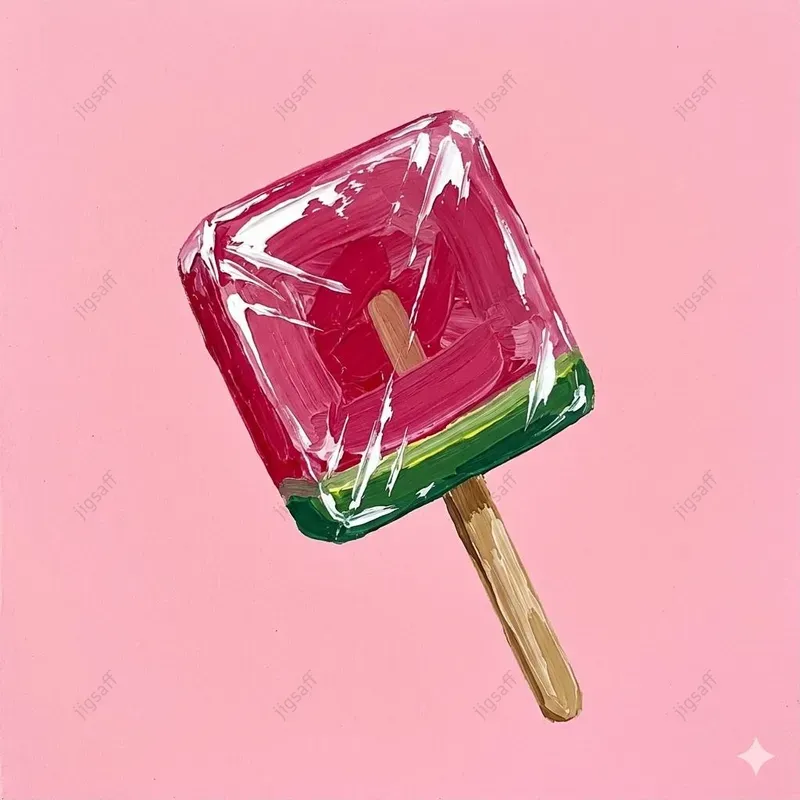Lollipop Acrylic Pop Art Illustrations