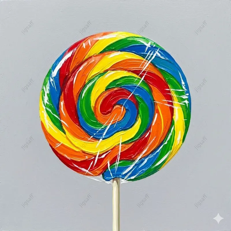 Lollipop Acrylic Pop Art Illustrations