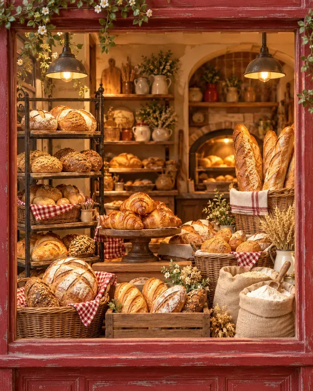 Bakery Window Dioramas