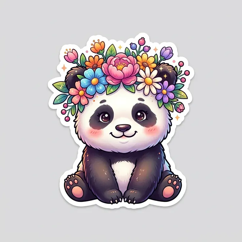 Vibrant Gradient 3d Vector Sticker Series