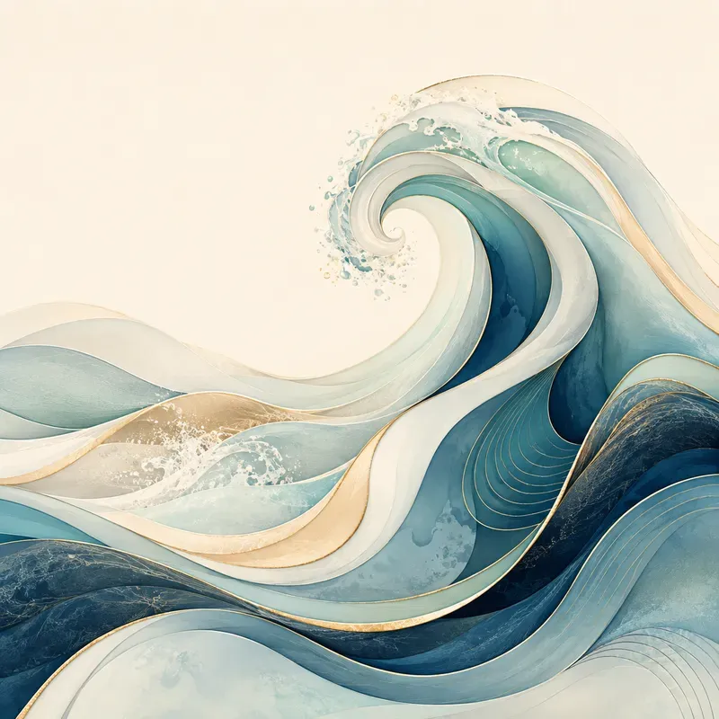 Flowing Abstract Elegance