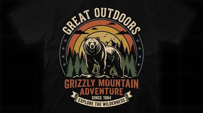 Vintage Distressed 80s Adventure Sunsets