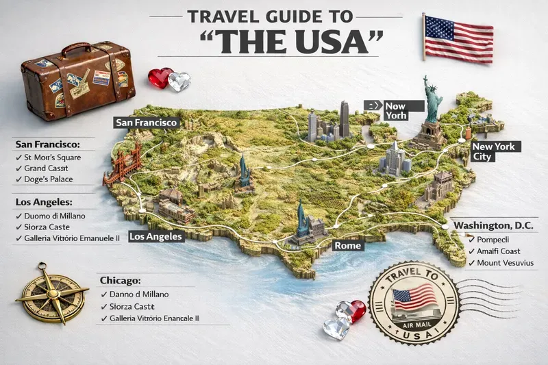 3D Travel Guide Map Poster Generator