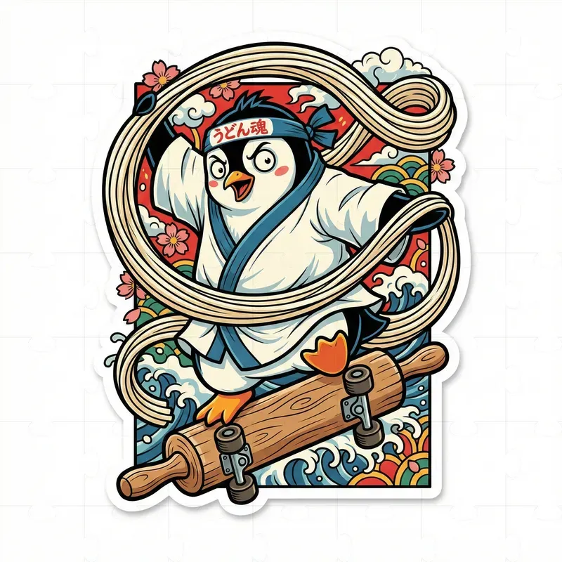 Neotraditional Tattoo Style Stickers