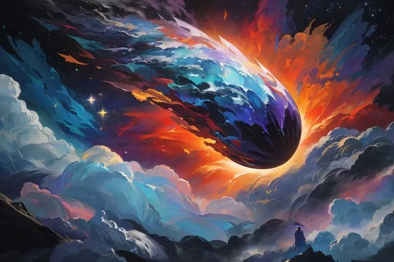 Vibrant Acrylics Space Creations