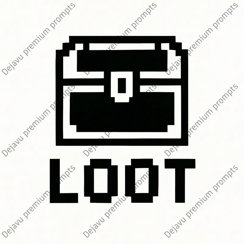 Retro Pixel 8bit Logos