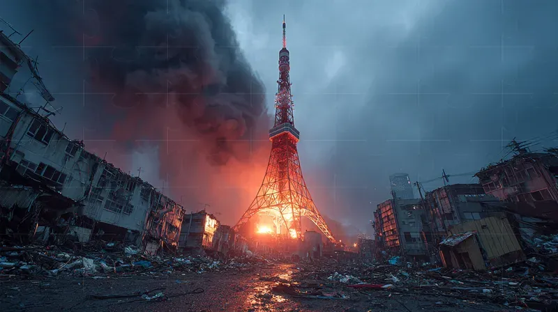 Post Apocalyptic War Torn Cinematic Shots