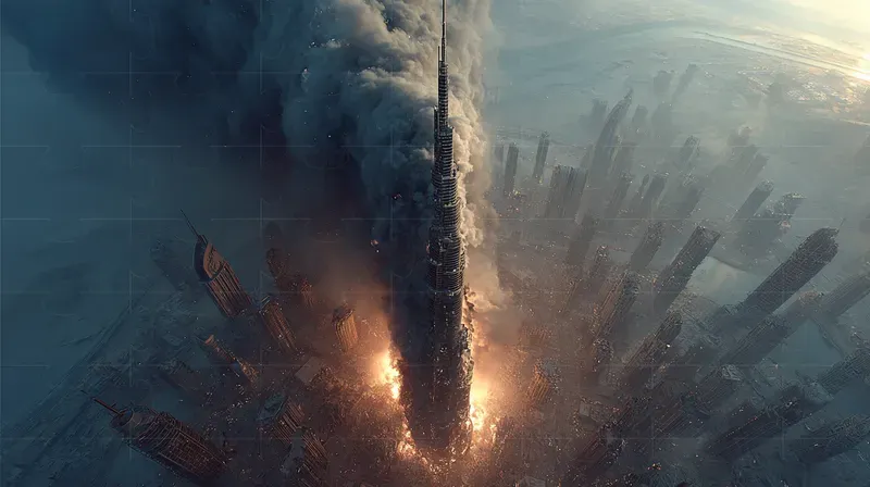 Post Apocalyptic War Torn Cinematic Shots