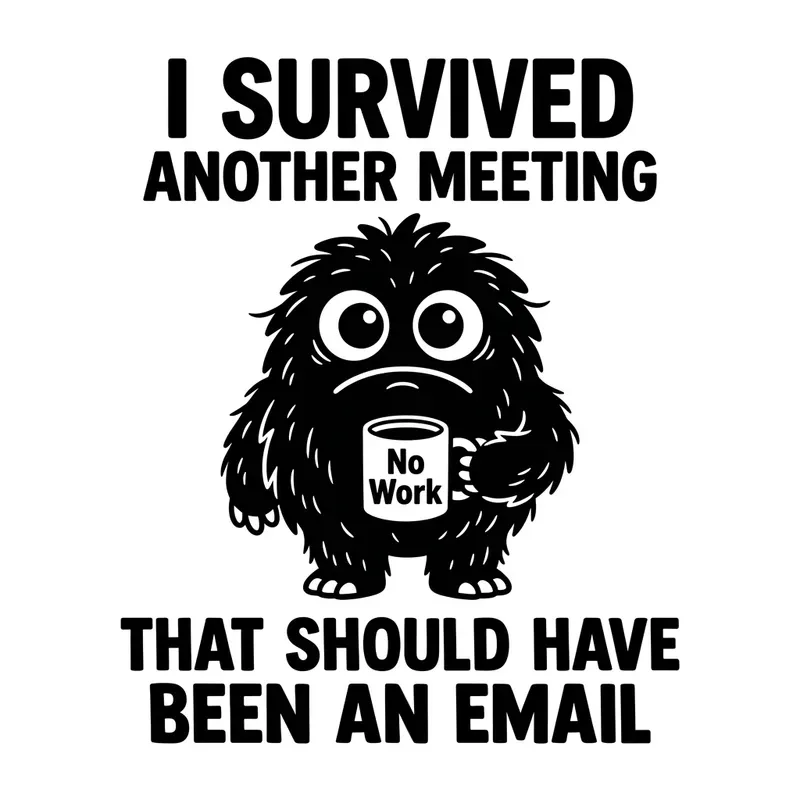 Funny Grumpy Monster Quote Designs