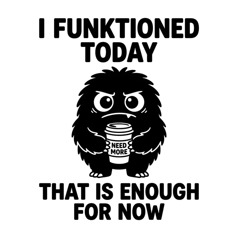 Funny Grumpy Monster Quote Designs