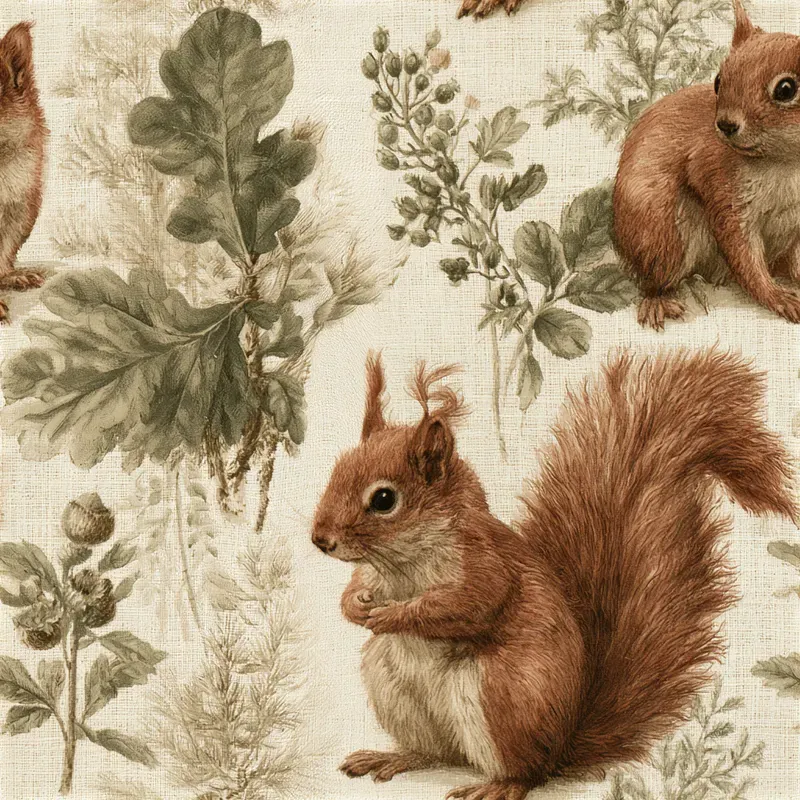 Seasonal Woodland Wildlife Backing Papers