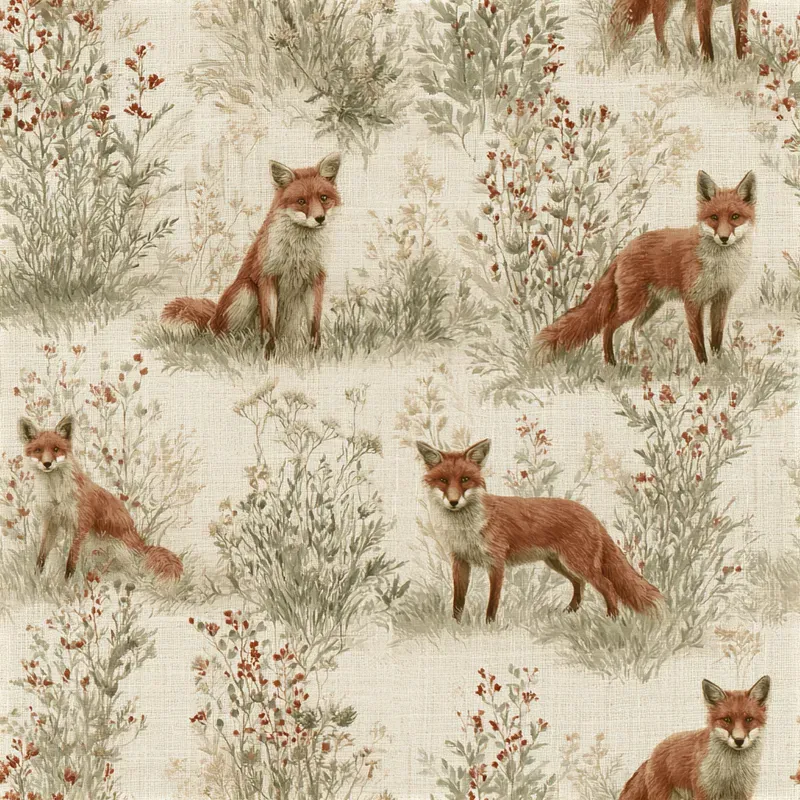 Seasonal Woodland Wildlife Backing Papers