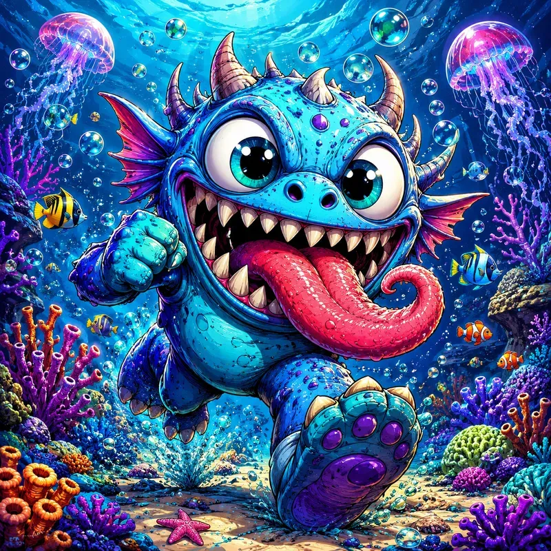 Graffiti Cartoon Monsters