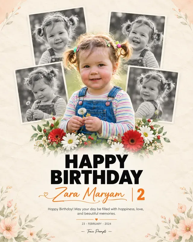 Customizable Birthday Posters