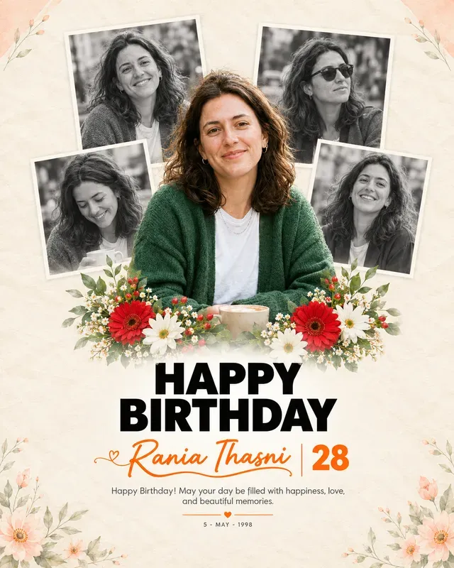 Customizable Birthday Posters