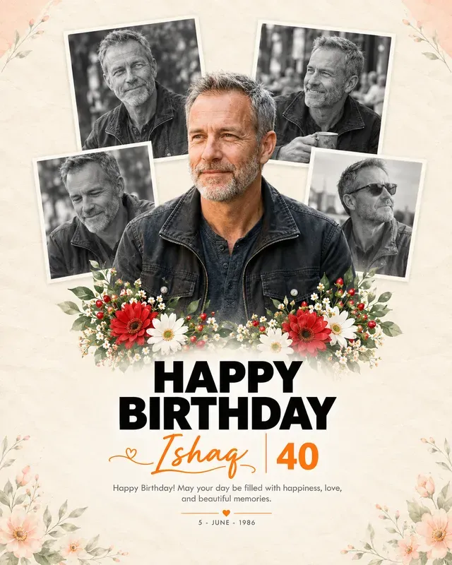 Customizable Birthday Posters