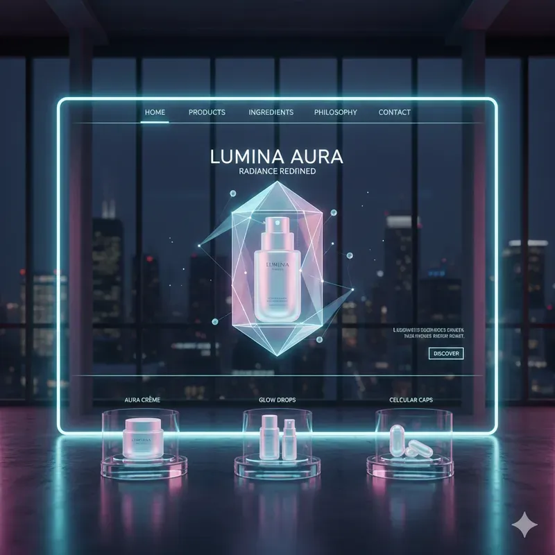 Ultramodern Futuristic Brand Pages