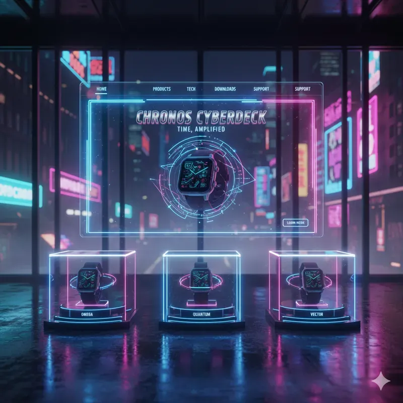 Ultramodern Futuristic Brand Pages