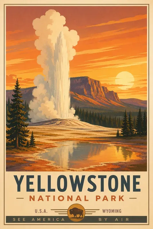 Midcentury National Parks Posters