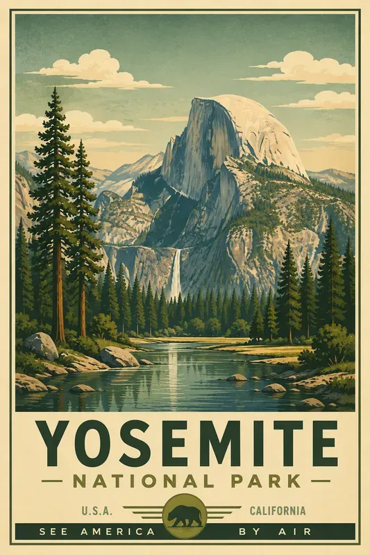 Midcentury National Parks Posters
