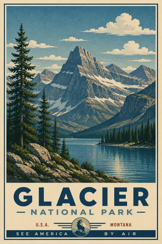 Midcentury National Parks Posters