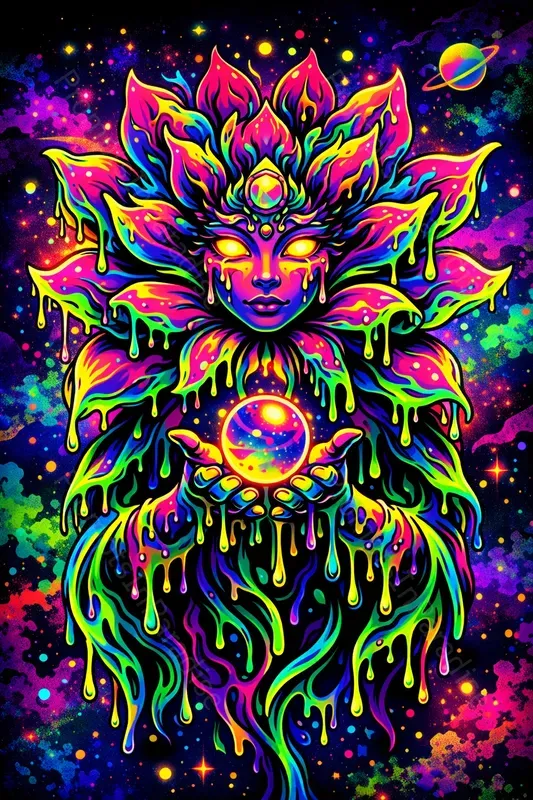 Neon Drip Illustration Engines